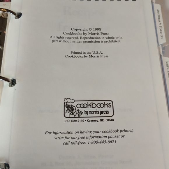 Church Cookbook - Picture 2 of 10